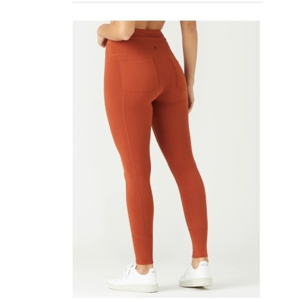 Glyder Drawstring Pocket Vagabond High Rise Joggers Legging In Burnt Amber S
